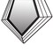 Uniquewise Decorative Metal Wall Mounted Modern Mirror - Perfect for Living Room, Bedroom, Bathroom Vanity, Entryway, or Hallway, Adding Elegance and Charm to Your Space